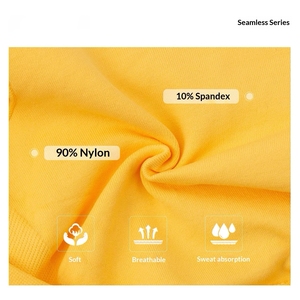 Nuevo Sujetador Deportivo Sin Costuras Estilo Halter YIYI para Mujer, Soporte Medio, Tejido Transpirable <span class=keywords><strong>de</strong></span> Spandex/Nylon para <span class=keywords><strong>Yoga</strong></span> y Actividades al Aire Libre - Product Image 3