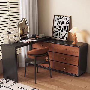 Directe d'usine, ensemble <span class=keywords><strong>de</strong></span> coiffeuse <span class=keywords><strong>avec</strong></span> petite commode et commode pour le maquillage contemporain, ensemble <span class=keywords><strong>de</strong></span> coiffeuse <span class=keywords><strong>avec</strong></span> petite commode - Product Image 2