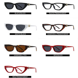 نظارات شمسية فاخرة بتصميم عين القطة لعام <span class=keywords><strong>2025</strong></span>، نظارات ريترو أنيقة للخارج، نظارات شمسية نسائية عصرية كلاسيكية بإطار صغير - Product Image 4