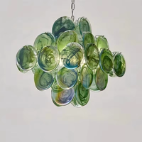 Lustre en verre de Murano français vintage de luxe sur mesure, luminaire suspendu LED fait main pour villa, salle à manger, chambre, projet hôtelier