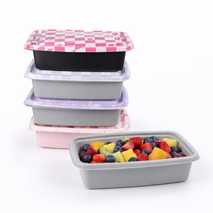 Contenedor de Alimentos de PP con Tapa, Apilable, Desechable, para Comida para Llevar, Libre de BPA, con Logotipo Personalizado, Venta al Por Mayor - Product Image 1