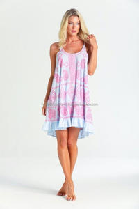 Único Vintage Étnico Caliente Sundress Mejor Fábrica Precio al por mayor Bordado Señoras Vestido de noche Tienda India Mujeres - Product Image 3