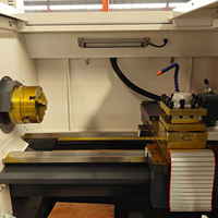 Tour CNC multifonctionnel à broche unique robuste CK6140, machine de tournage horizontale à banc plat avec système de commande CNC