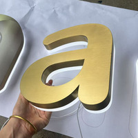 Lettres en relief LED personnalisées, enseigne rétroéclairée 3D, signalétique extérieure imperméable pour les devantures de magasins