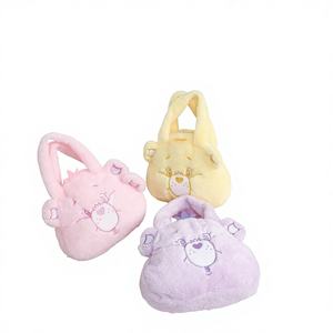 Orsetto Arcobaleno di Peluche alla Moda, Zaino Cartoon, Borsa a Mano, Borsetta Carina, Vendita Calda all'Ingrosso - Product Image 1