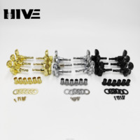 High-quality Bakelite Guitar Threaded Model Fully Enclosed Self-locking String Knob Long Nail Guitar String Tuning Pegs