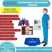 Mannequin de RCP pour adulte, corps entier, contrôle numérique, formation médicale, premiers secours, matériau TPE, marque GUANBANG