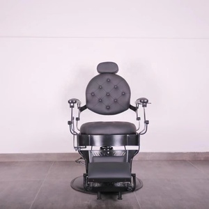 Salone Vintage mobili hairdressing sedie barbiere <span class=keywords><strong>Istanbul</strong></span> retrò sedia da barbiere per gli uomini ZY-BC8840 - Product Image 6