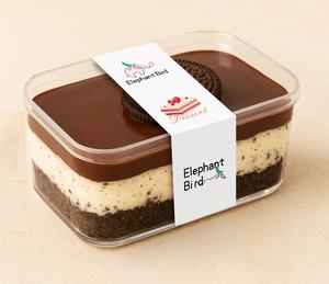 Boîtes en plastique transparentes rondes pour biscuits, petits gâteaux, pâtisseries et mousses – Vente en gros - Product Image 1