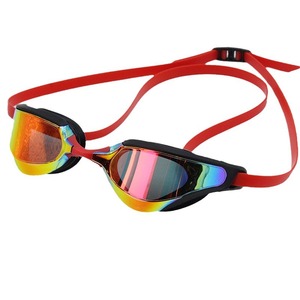 Nuevas gafas de natación de silicona en stock, electrochapadas, antivaho, impermeables, gafas de natación de silicona profesionales para adultos. - Product Image 1