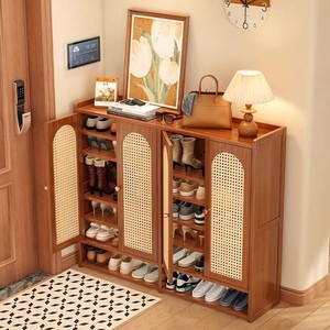 Luxury and sophisticated <b>shoe</b> cabinet, integrated indoor and outdoor <b>storage</b> cabinet with multiple layers of <b>shoe</b> <b>rack</b>. - Product Image 1