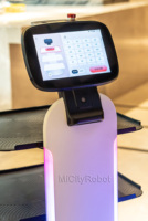 Robot de livraison commercial intelligent Humanoïde Robot de restauration programmé par l'IA Télécommande Livraison automatique de cascades