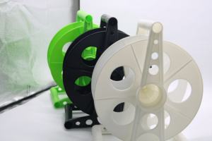 Alta qualità di plastica portatile fornitore di iniezione salvaspazio di spazio PP plastica appeso bobina per corda di stoccaggio Display - Product Image 4