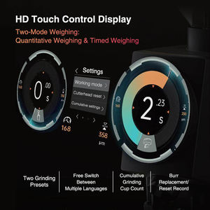 Moulin à café électrique professionnel à meules plates 83 mm pour café expresso, idéal pour les cafés - Product Image 6