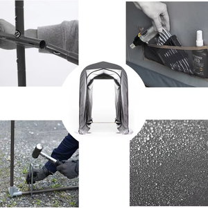 Mesorock портативная Высококачественная водонепроницаемая палатка для мотоцикла Оксфорд со стальным металлическим каркасом - Product Image 3