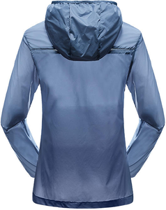 Veste coupe-vent ultralégère <span class=keywords><strong>pour</strong></span> homme, personnalisable OEM, protection solaire, imperméable, séchage rapide, respirante, légère, avec capuche. - Product Image 2