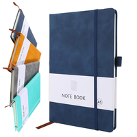 Carnet A5 en cuir PU pour affaires, 100 feuilles, bloc-notes ligné, bloc-notes professionnel pour le bureau, papeterie exécutive, cadeau