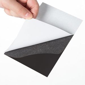 Budget Friendly Smooth Surface Die Cut Adhesive <b>Magnetic</b> <b>Sheets</b> custom cutting service magnets Soft type for home & office - Product Image 1