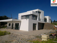Maison préfabriquée / Panneau en silicate de calcium / Panneau sandwich / Structure en acier préfabriquée / Installation rapide / Villa de haute qualité