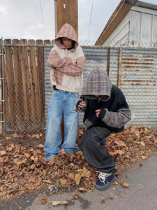 Fabricants de vêtements <span class=keywords><strong>Zom</strong></span>, sweat à capuche personnalisé en molleton français <span class=keywords><strong>100</strong></span>% coton, à fermeture éclair, design personnalisé, patchwork, couleur contrastée - Product Image 5