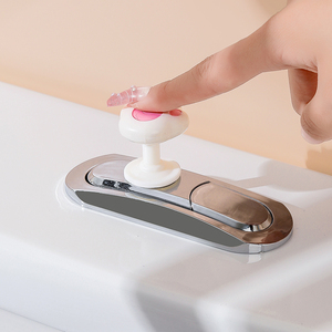 Bouton de <span class=keywords><strong>chasse</strong></span> <span class=keywords><strong>d</strong></span>'<span class=keywords><strong>eau</strong></span> de toilette en forme de chat mignon OEM, <span class=keywords><strong>d</strong></span>écoration de la maison, outil de nettoyage, <span class=keywords><strong>poussoir</strong></span> de toilette - Product Image 3