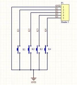 Bssy)Tb371 258 tombol tekan saklar 4 Keyboard modul papan kunci untuk karena Breadboard Leonardo Zero Tre Banana Pi Zigbee - Product Image 4