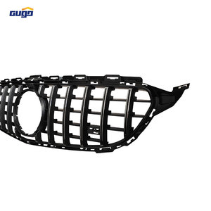 Griglia Paraurti Anteriore GUGO W205 per Mercedes Classe C Berlina Coupé, Stile GT Argento Metallizzato, Kit Carrozzeria - Product Image 2