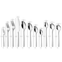 Ensemble de couverts en acier inoxydable personnalisé de luxe 11 pièces, couverts de mariage, passe au lave-vaisselle, pour restaurant
