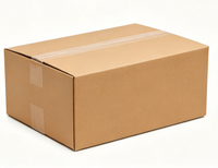 Boîte d'expédition en carton ondulé recyclé de qualité supérieure, imprimée sur mesure, pour déménagement, stockage et emballage, vente en gros