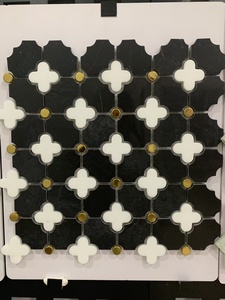 Baldosas <span class=keywords><strong>de</strong></span> Mármol Modernas, Forma Irregular, para Revestimiento <span class=keywords><strong>de</strong></span> Jardín y Suelos Exteriores, <span class=keywords><strong>Mosaico</strong></span> <span class=keywords><strong>de</strong></span> Piedra - Product Image 5