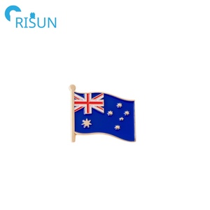 Pin de recuerdo de viaje australiano imán personalizado <span class=keywords><strong>Australia</strong></span> mapa australiano bandera Pin de solapa personalizado canguro australiano Pin insignia - Product Image 2