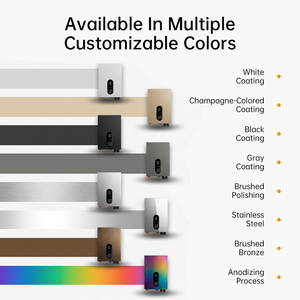 Chauffe-eau instantané mural électrique 14KW 240V à coque métallique pour salle de bain domestique - Product Image 3