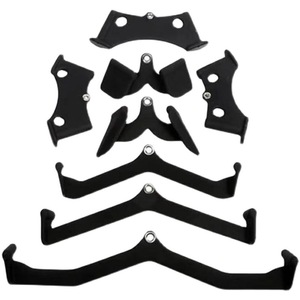 Juego de 5 y 8 piezas de asas traseras de plástico para máquinas de poleas altas/bajas, barras de dominadas y poleas de tracción - Equipo de fitness - Product Image 5