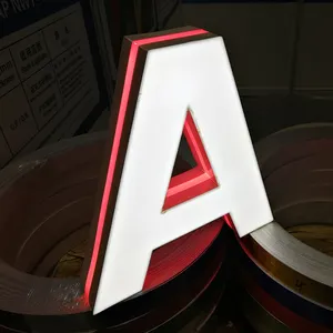 Tira de borde de letra de canal NWC, tira de paso de luz lateral, letras 3D, Ca p Let R Edge, gran oferta - Product Image 5