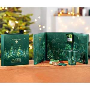 <span class=keywords><strong>Calendrier</strong></span> de l'Avent personnalisé de 24 jours pour le thé haut de gamme portable imperméable à l'eau gaufré mat laminé fabriqué en matériaux recyclés pour Noël - Product Image 2