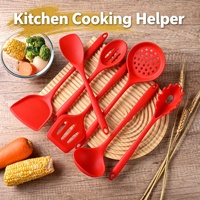 Ensemble de spatules en silicone résistant à la chaleur de qualité alimentaire, 8 pièces, design monobloc, antiadhésif, compatible lave-vaisselle, ensembles d'outils de cuisine