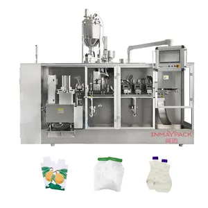 horizontal multifunction shaped premade bag doypack small pouch fill seal packing machine liquid juice drink packing machine
