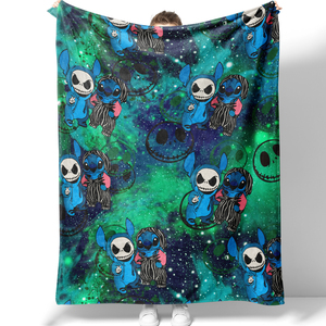 Factory Custom Design Hot Sale Digital Printed Custom Fleece <strong>Throw</strong> <strong>Halloween</strong> <strong>Blanket</strong> - Product Image 2