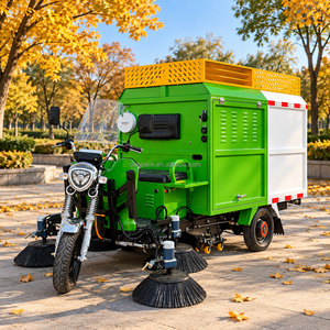 Machine de ramassage et de broyage de <span class=keywords><strong>feuilles</strong></span> DEEPACK, véhicule de nettoyage électrique hybride pour l'aménagement paysager et l'assainissement - Product Image 2
