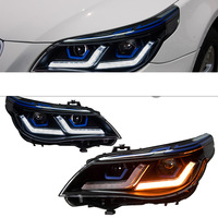 Phare DLW Angel Eye Bi-Xénon avec feux de jour LED pour BMW E60 Série 5 2003-2010 523i 530i