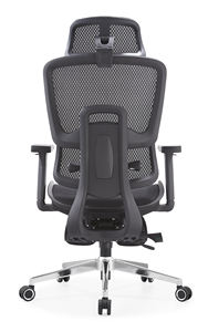 Moderner Luxuriöser Schwarzer Vollnetz Verstellbarer Ergonomischer Chefsessel mit Hoher Rückenlehne 3D-Kopfstütze 4D-Armlehne Fußstütze 5 Jahre Garantie - Product Image 3