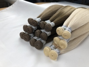 Extensiones de Cabello Humano Virgen Natural de Alta Calidad, Grado Ruso 12A, Tejido a Máquina Brasileño, 100% Remy Puro - Product Image 3