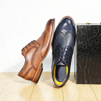 Großhandel Herren Business-Schuhe Hochwertige Formelle Gummi-Oxfords Büroschuhe Zapatos De Hombre Schnür-Lederschuhe für Männer
