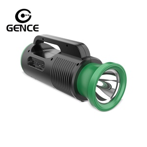 GENCE ZQS1352-1 Lampe torche solaire multifonctionnelle, haut-parleur, batterie externe rechargeable, radio FM, lumières RGB, kit de survie d'urgence - Product Image 3