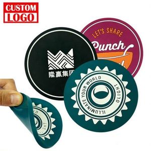 Posavasos de Silicona Ecológicos Promocionales Populares, Redondos, de 3 mm de Grosor y >600 mm de Diámetro para Bebidas - Product Image 1