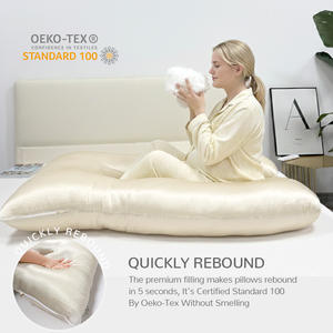 Almohada <span class=keywords><strong>de</strong></span> <span class=keywords><strong>Embarazo</strong></span> en Forma <span class=keywords><strong>de</strong></span> U <span class=keywords><strong>de</strong></span> Seda Natural Personalizada OEM, Almohada <span class=keywords><strong>de</strong></span> Maternidad Sedosa y Refrescante, Almohada Corporal para Mujeres Embarazadas - Product Image 3
