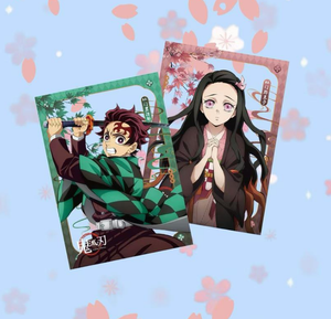 Vente en gros Demon Anime Slayer 142 Matrix Feuille décorative transparente en papier estampé <span class=keywords><strong>or</strong></span>, Emballage boîte surprise, <span class=keywords><strong>Jeu</strong></span> de table complet - Product Image 1