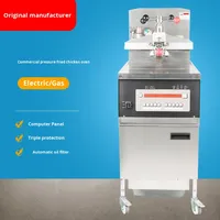 Friteuse Électrique Commerciale Automatique Haute Pression Style Américain Four à Poulet Frit sous Pression avec Filtre à Huile État Neuf Acier Inoxydable