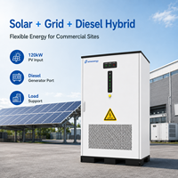 Armoire de stockage d'énergie solaire diesel LiFePO4 125 kW 241 kWh pour le projet d'optimisation énergétique des générateurs de sites de recharge de véhicules électriques au Moyen-Orient