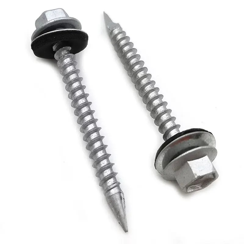 lighting fixture fasteners countersunk head slef drilling screw with wing